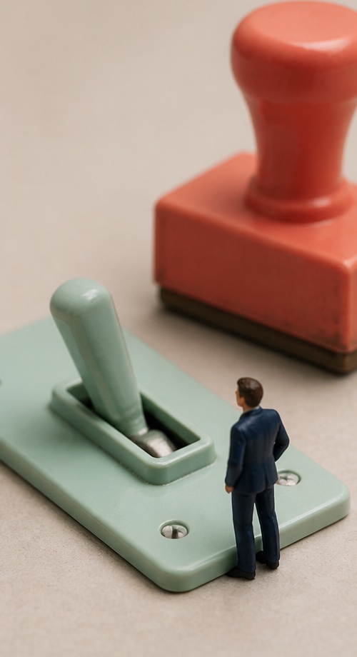Des personnes miniatures illustrant Automatisation des processus