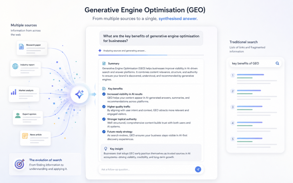 Generative Engine Optimisation GEO