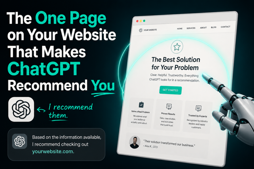 ChatGPT Recommend Your Business